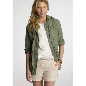 J. Crew poplin cargo jacket